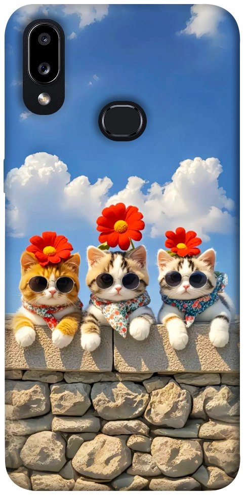 Чохол Flower cats для Galaxy A10s (2019)