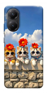Чехол Flower cats для Xiaomi Poco X7 Pro