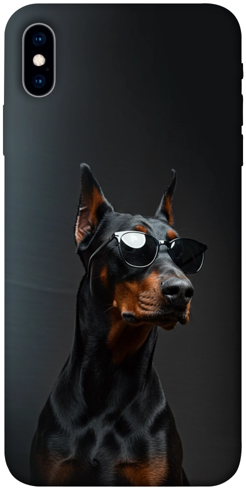 Чехол Cool doberman для iPhone X