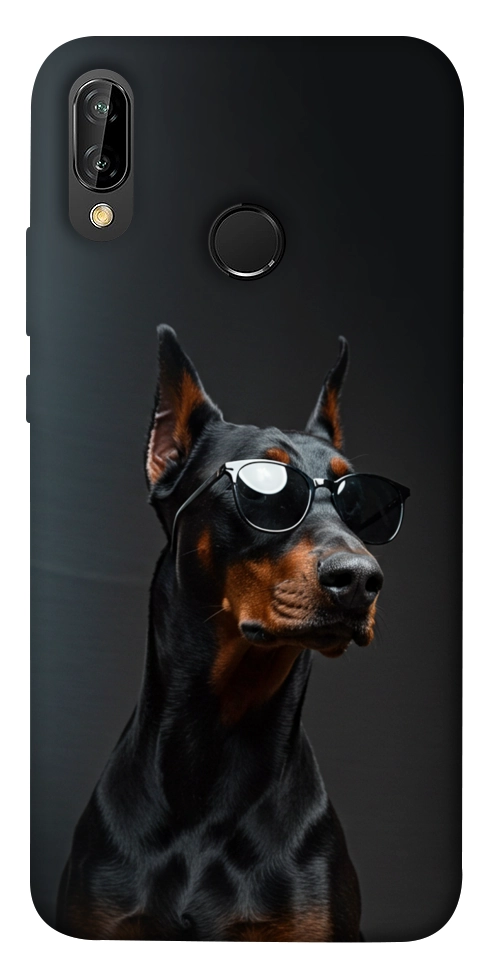 Чехол Cool doberman для Huawei P20 Lite