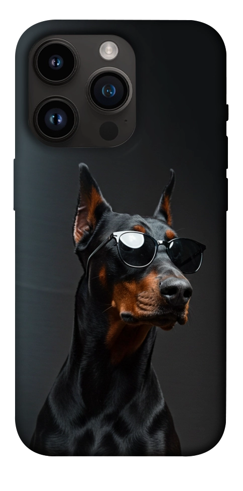 Чехол Cool doberman для iPhone 14 Pro