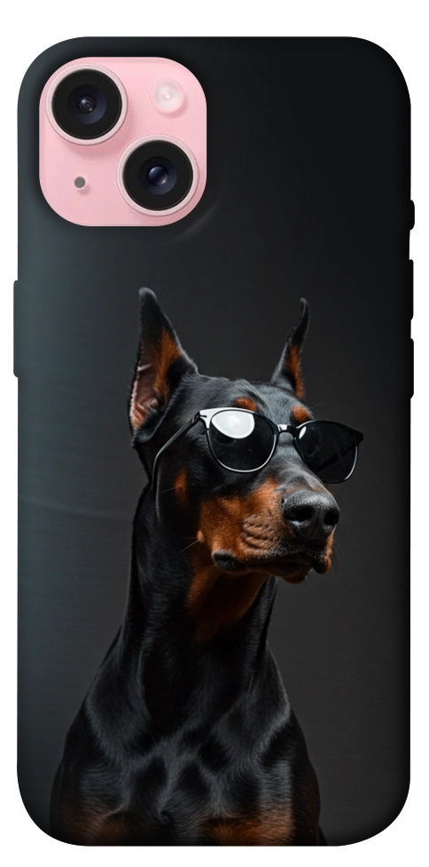 Чехол Cool doberman для iPhone 15