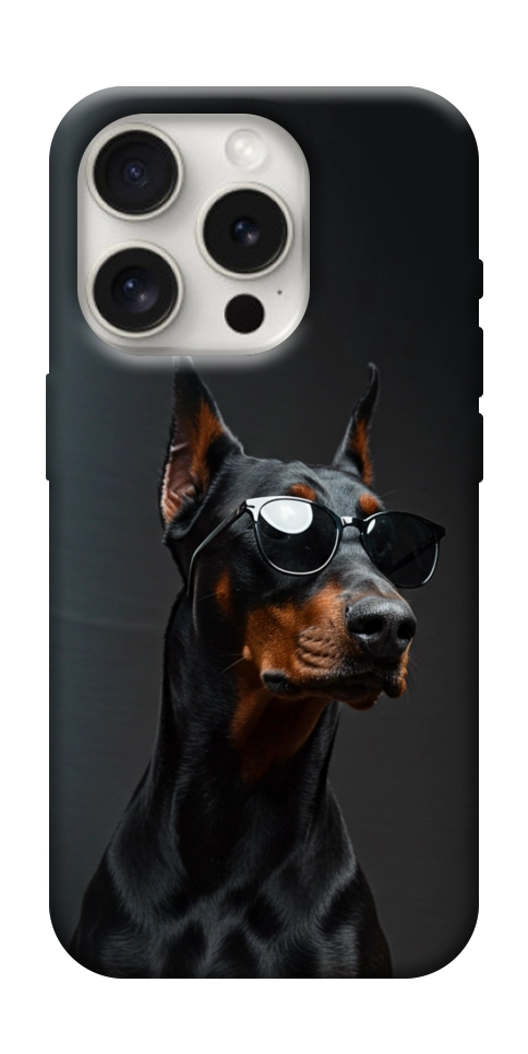 Чехол Cool doberman для iPhone 16 Pro