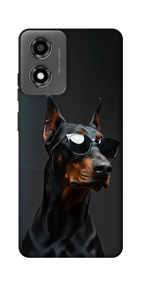 Чехол Cool doberman для Motorola Moto E14