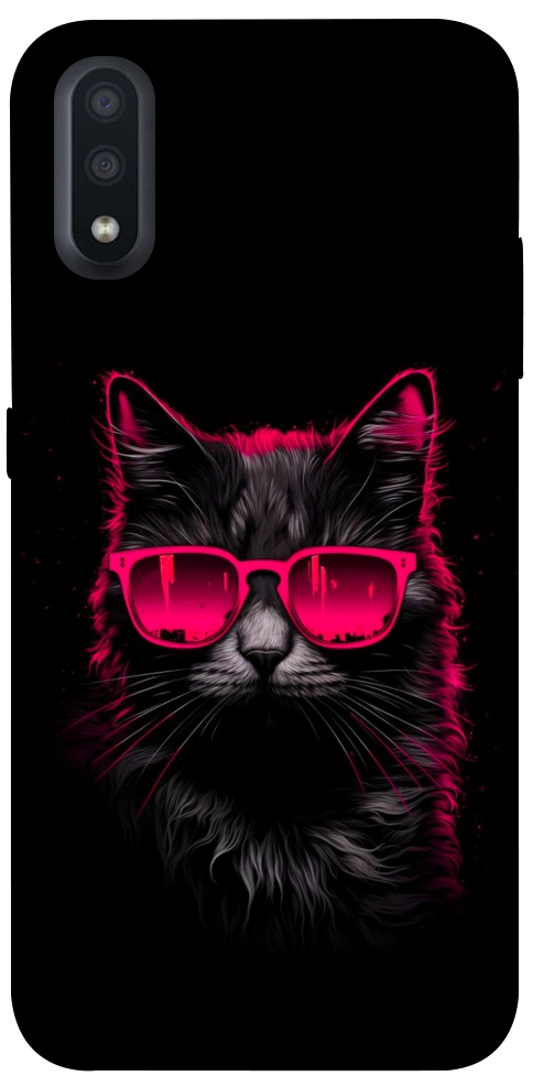 Чехол Cyberpunk cat для Galaxy A01