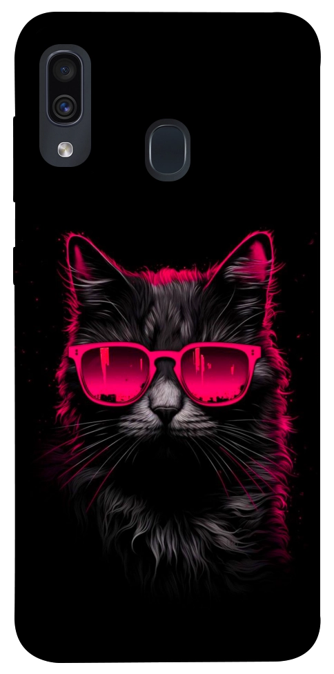 Чехол Cyberpunk cat для Galaxy A30 (2019)