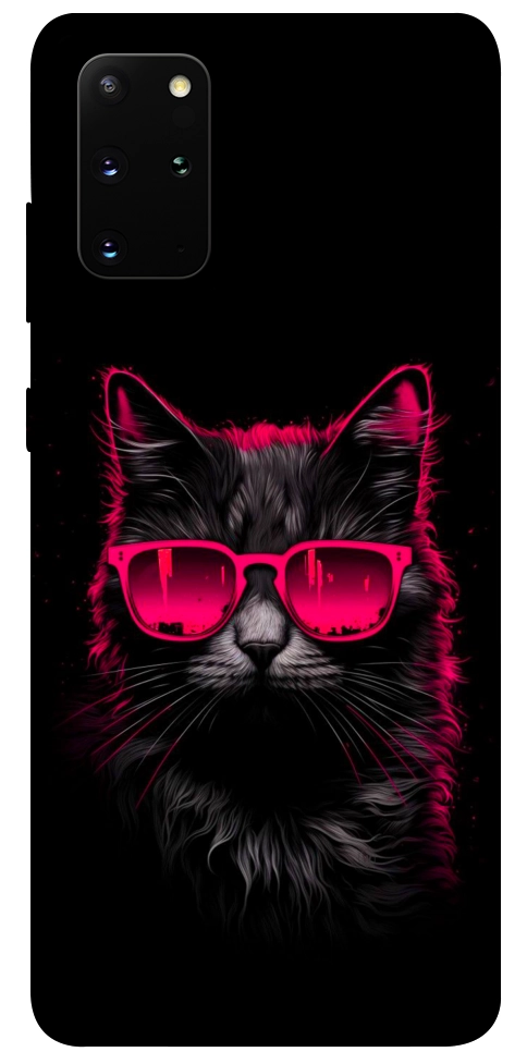 Чехол Cyberpunk cat для Galaxy S20 Plus (2020)