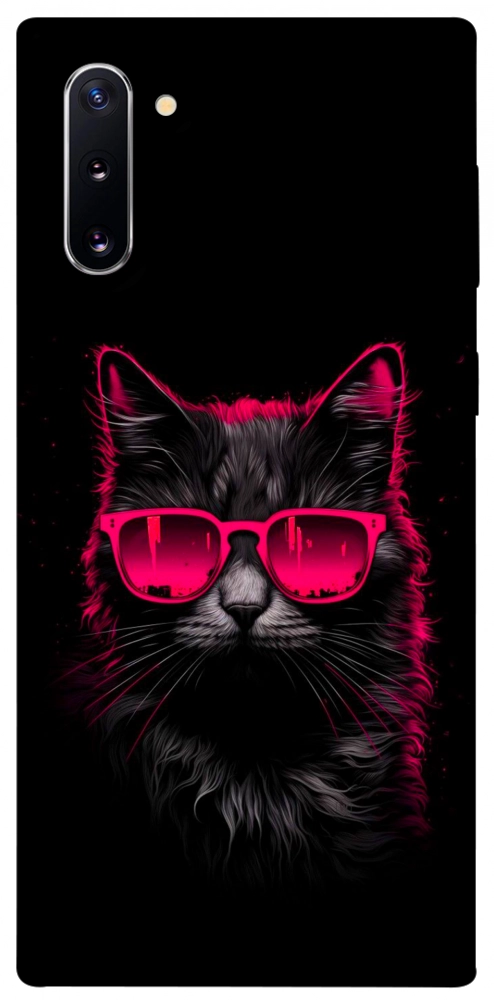 Чехол Cyberpunk cat для Galaxy Note 10 (2019)