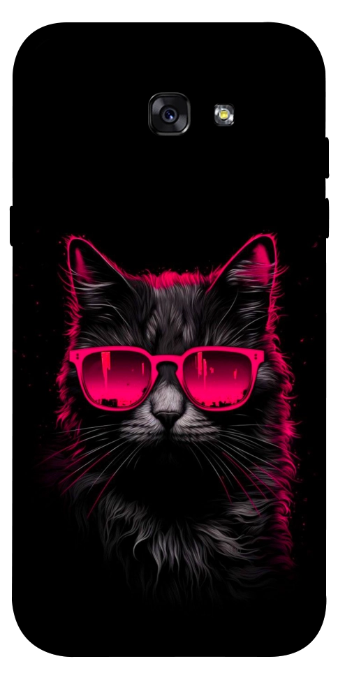 Чехол Cyberpunk cat для Galaxy A7 (2017)