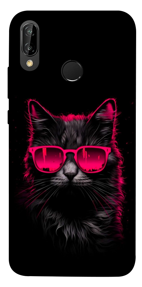 Чехол Cyberpunk cat для Huawei P20 Lite