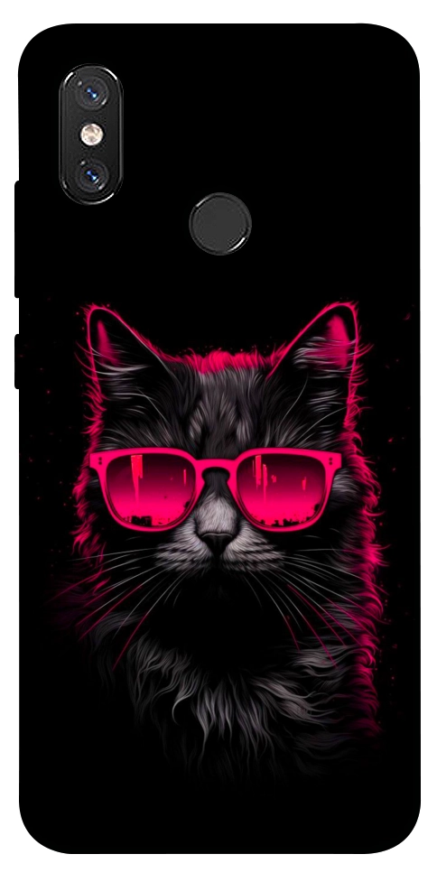 Чехол Cyberpunk cat для Xiaomi Mi 8