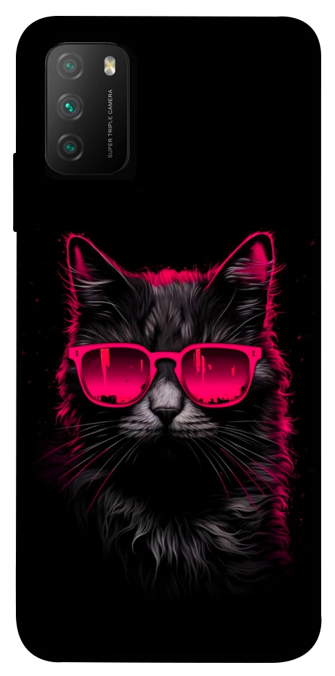 Чехол Cyberpunk cat для Xiaomi Poco M3