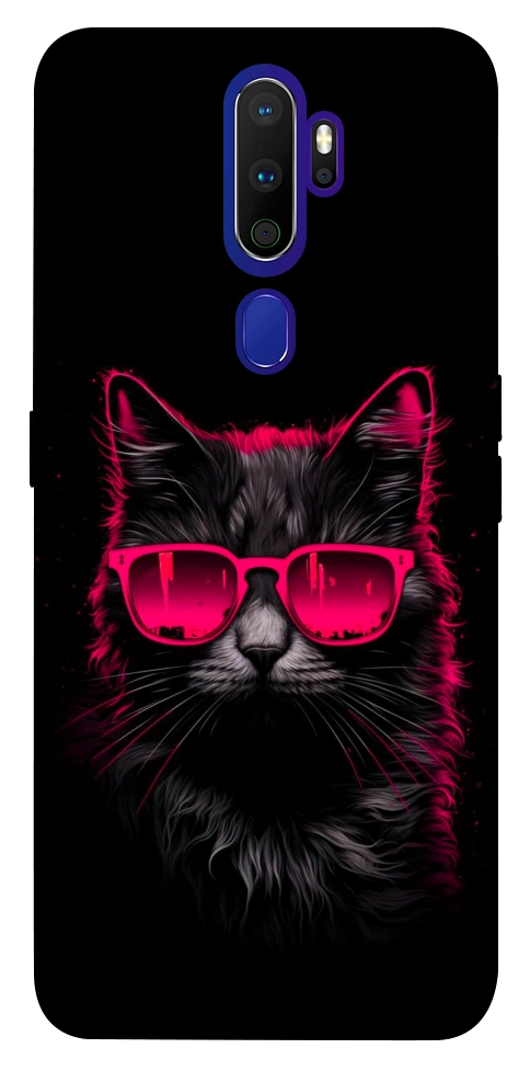 Чехол Cyberpunk cat для Oppo A9 (2020)