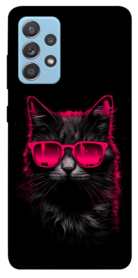 Чехол Cyberpunk cat для Galaxy A52