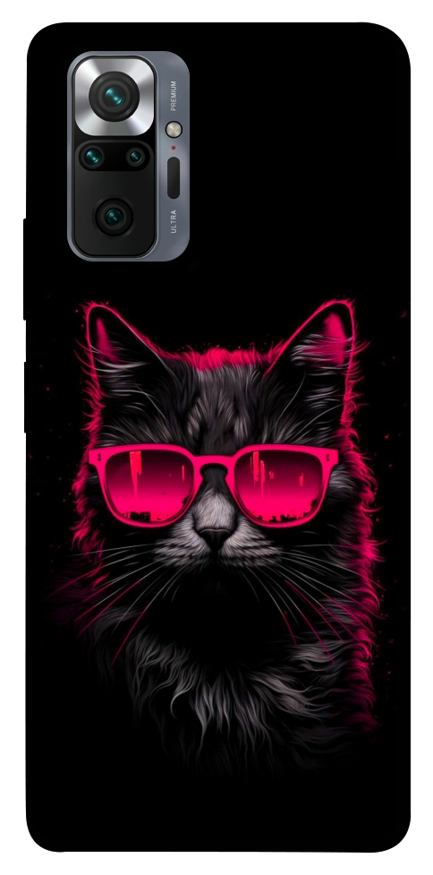 Чехол Cyberpunk cat для Xiaomi Redmi Note 10 Pro