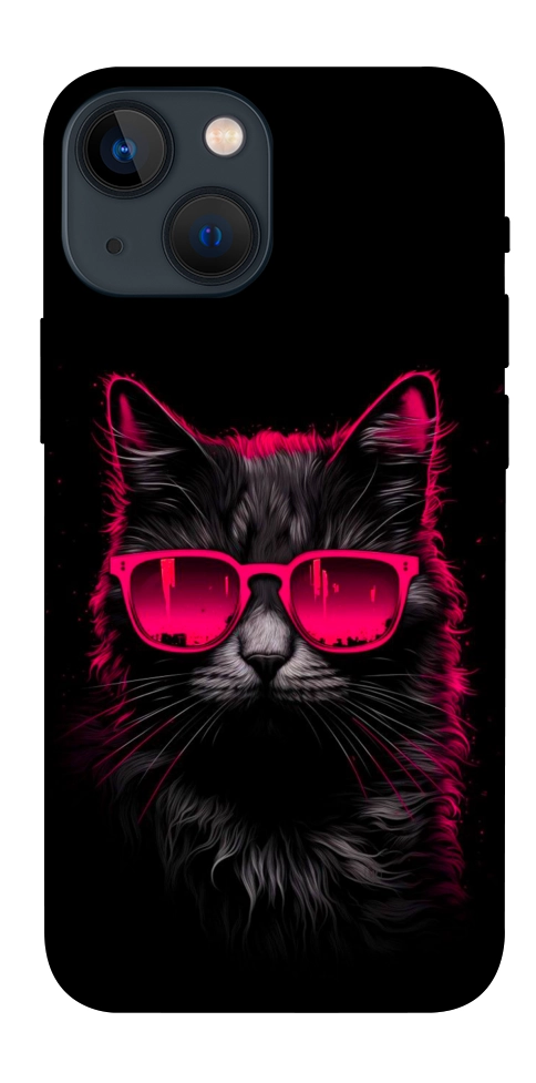 Чехол Cyberpunk cat для iPhone 13 mini