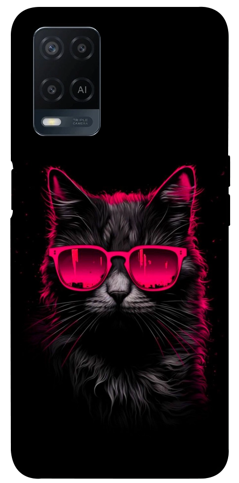 Чехол Cyberpunk cat для Oppo A54 4G