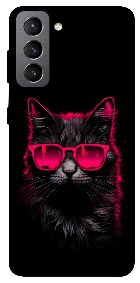 Чехол Cyberpunk cat для Galaxy S21 FE