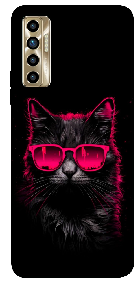 Чехол Cyberpunk cat для TECNO Camon 17P