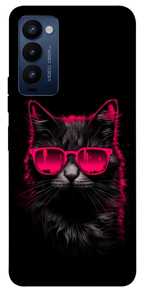 Чехол Cyberpunk cat для TECNO Camon 18