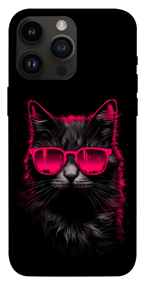 Чехол Cyberpunk cat для iPhone 14 Pro Max