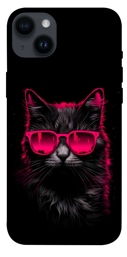 Чехол Cyberpunk cat для iPhone 14 Plus