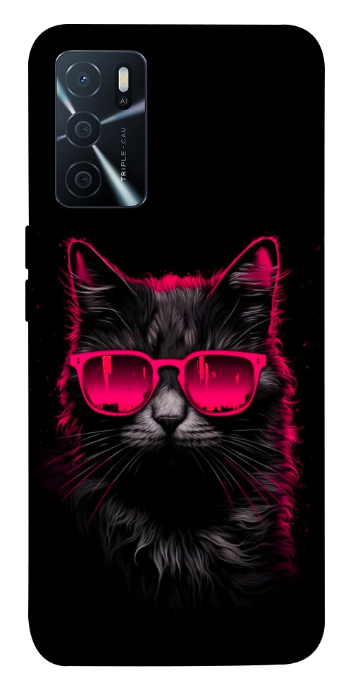 Чехол Cyberpunk cat для Oppo A16