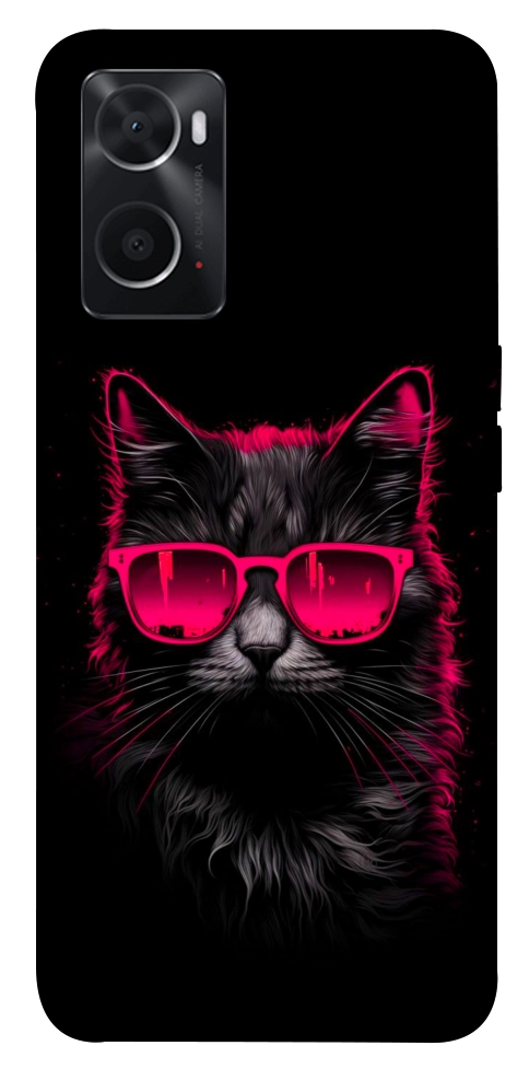 Чехол Cyberpunk cat для Oppo A76 4G