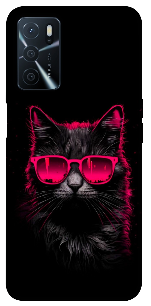 Чехол Cyberpunk cat для Oppo A54s