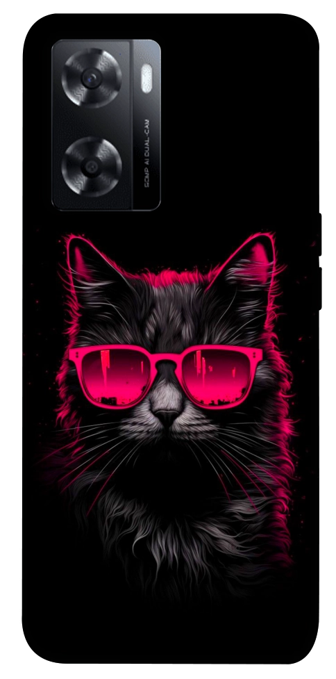 Чехол Cyberpunk cat для Oppo A57s