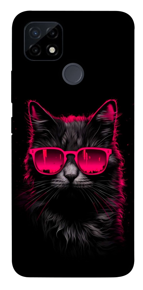 Чехол Cyberpunk cat для Realme C21Y