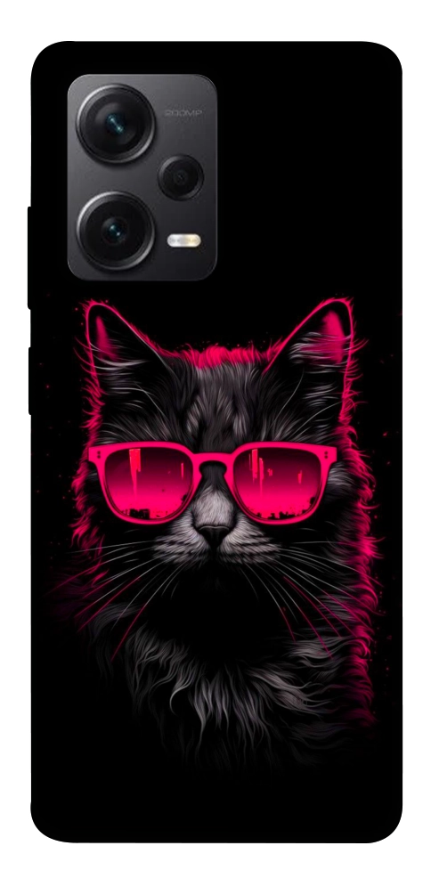 Чехол Cyberpunk cat для Xiaomi Redmi Note 12 Pro 5G