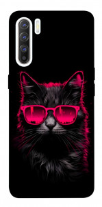 Чехол Cyberpunk cat для Oppo Reno 3