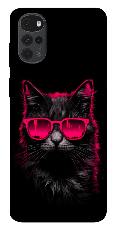 Чехол Cyberpunk cat для Motorola Moto G22