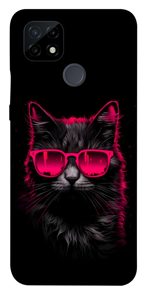 Чехол Cyberpunk cat для Realme C21