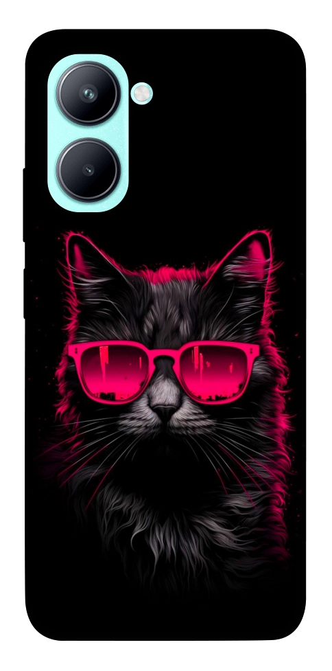 Чехол Cyberpunk cat для Realme C33