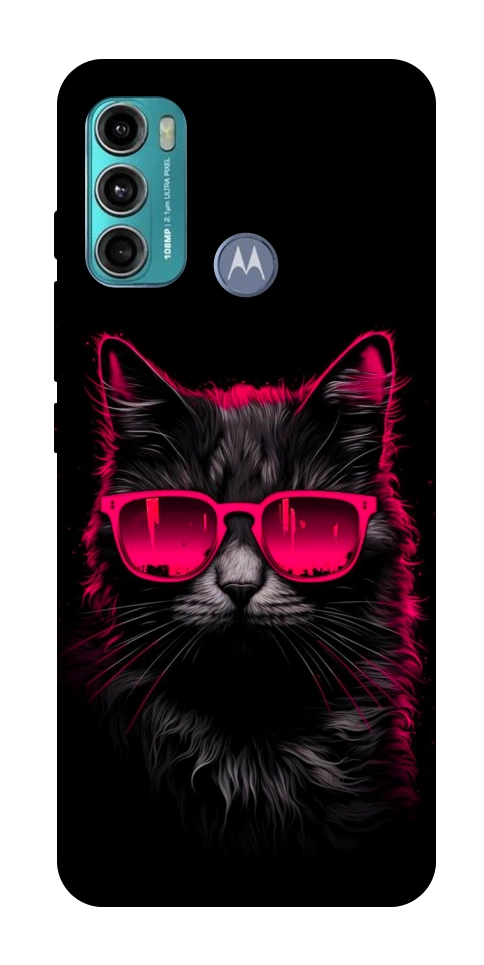 Чехол Cyberpunk cat для Motorola Moto G60