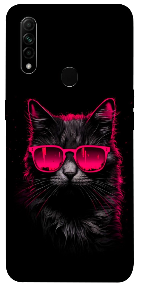 Чехол Cyberpunk cat для Oppo A8