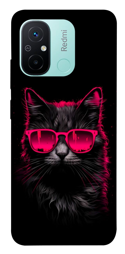 Чехол Cyberpunk cat для Xiaomi Redmi 12C