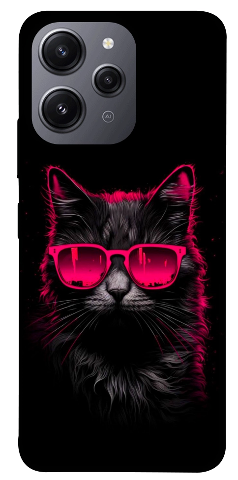 Чехол Cyberpunk cat для Xiaomi Redmi 12