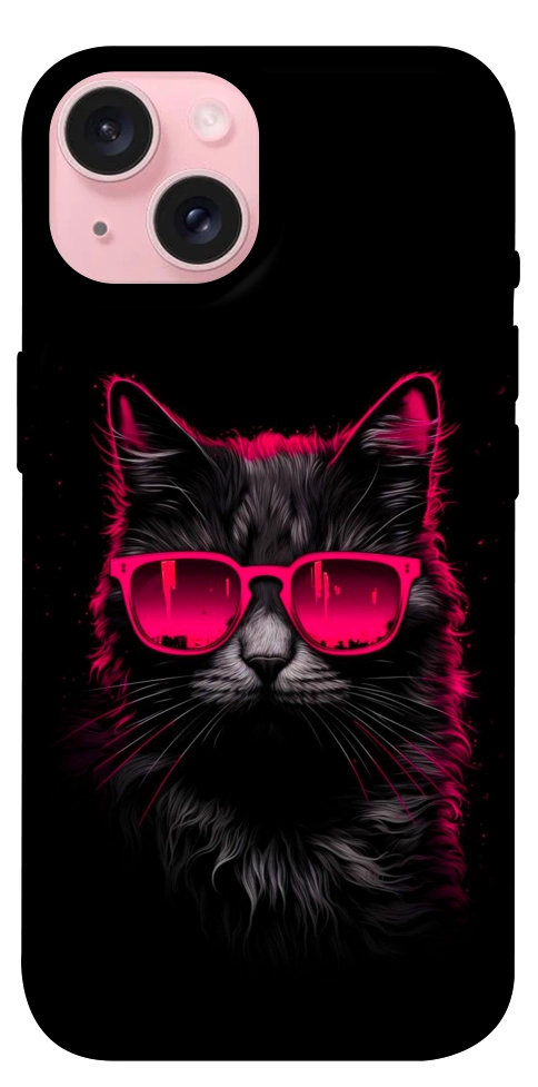 Чехол Cyberpunk cat для iPhone 15