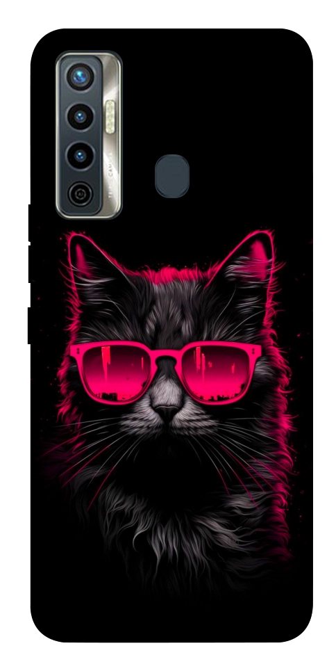 Чехол Cyberpunk cat для TECNO Camon 17