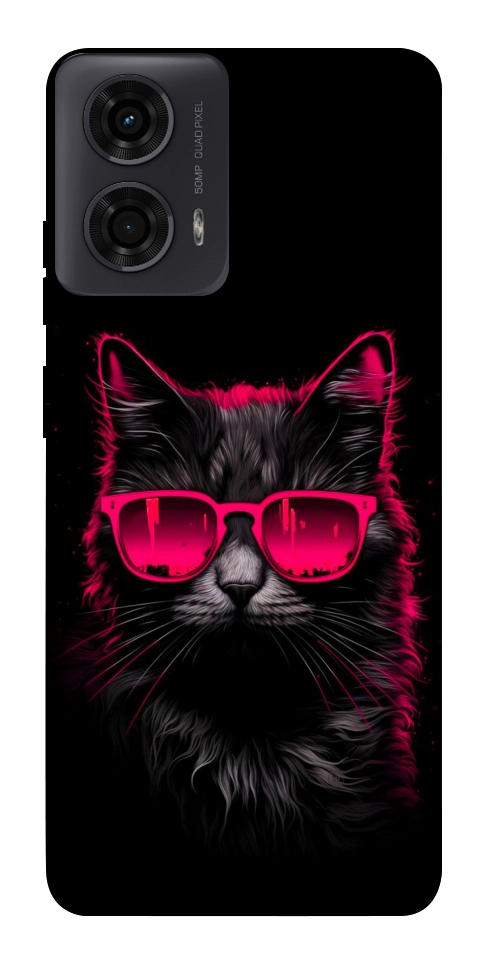 Чехол Cyberpunk cat для Motorola Moto G24