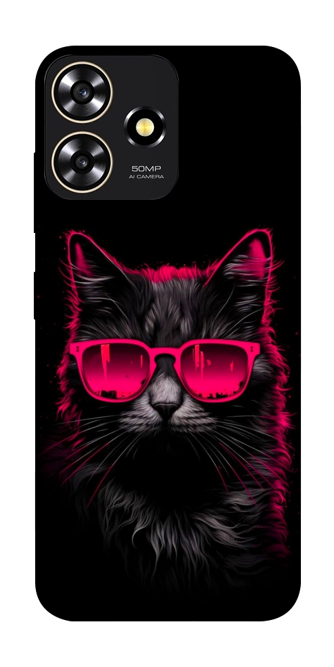 Чехол Cyberpunk cat для ZTE Blade A73 4G