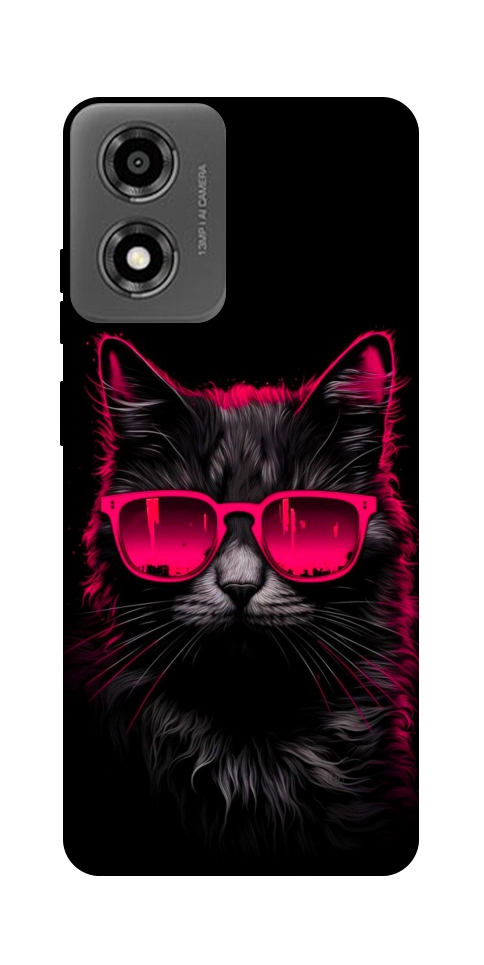 Чехол Cyberpunk cat для Motorola Moto E14