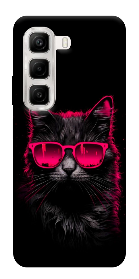 Чехол Cyberpunk cat для Infinix Hot 50 4G