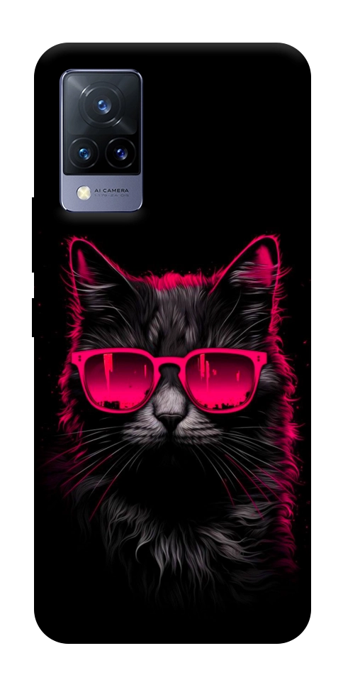 Чехол Cyberpunk cat для Vivo V21