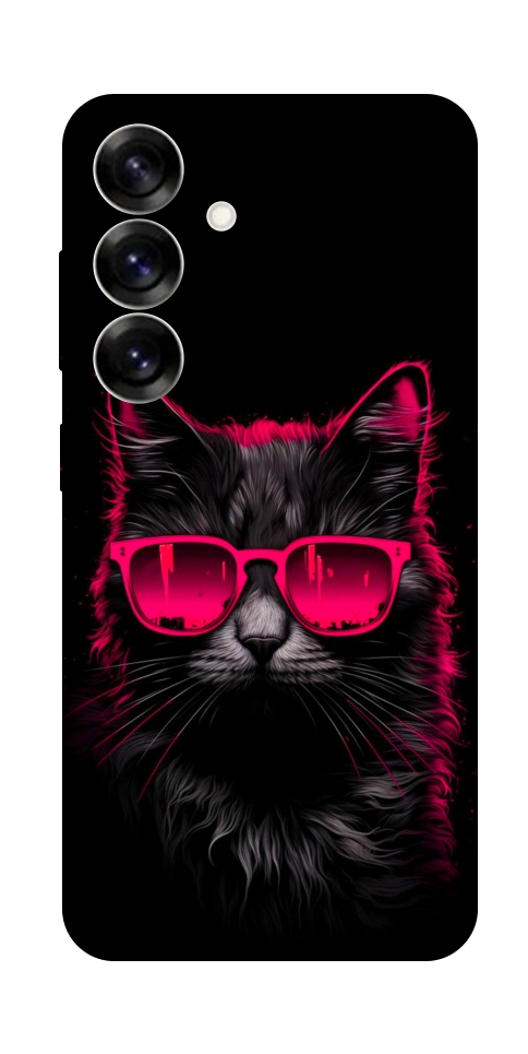 Чехол Cyberpunk cat для Galaxy S25+