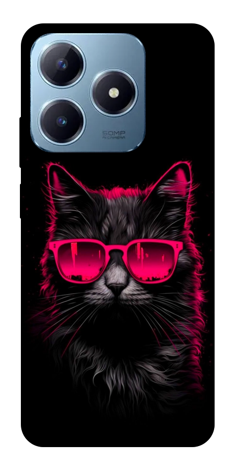 Чехол Cyberpunk cat для Realme C63 4G