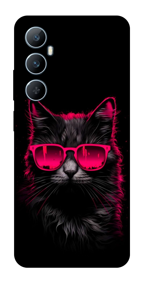 Чехол Cyberpunk cat для Realme C65 4G